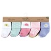 Touched by Nature Infant Girl Organic Cotton Socks, Flower Market - 2 of 4