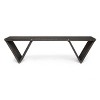 Cesicia 63.00" W x 14.50" D x 18.00" H Patio Bench - 2 of 4