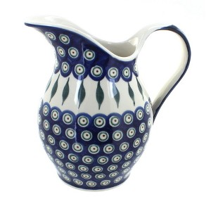 Blue Rose Polish Pottery 1160 Zaklady Pitcher - 1 of 1