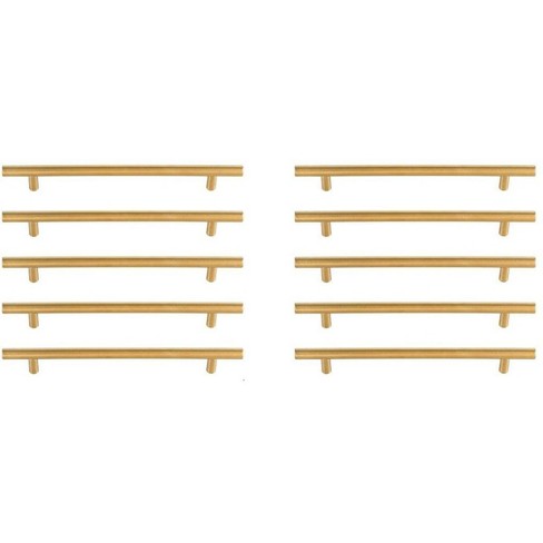 Elegant Lighting Quinn 7-9/16Inch Center to Center Brass Bar Pull Multipack (set of 10) - image 1 of 4