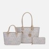 MKF Collection Lady II M Signature Large Tote, Small Tote & Wallet Set Vegan Leather, Stylish Women’s Handbag M Design by Mia K - 2 of 4