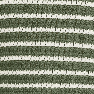 washed moss/ivory stripe