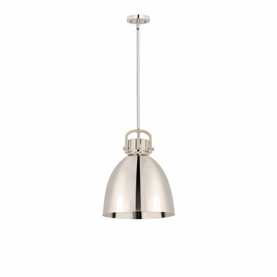 Newton Bell - 1 Light Pendant In Industrial Style-20.25 Inches Tall and 14 Inches Wide