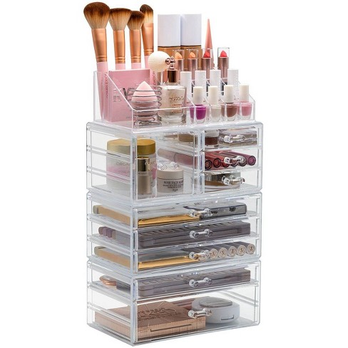 Industriel Lighed alien Sorbus Makeup And Jewelry Storage Case Display Organizer - Clear : Target