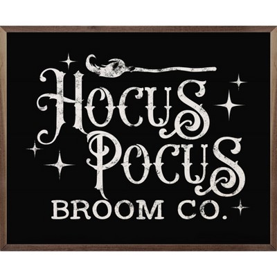 Kendrick Home Hocus Pocus Broom Co Stars Wall Art Black