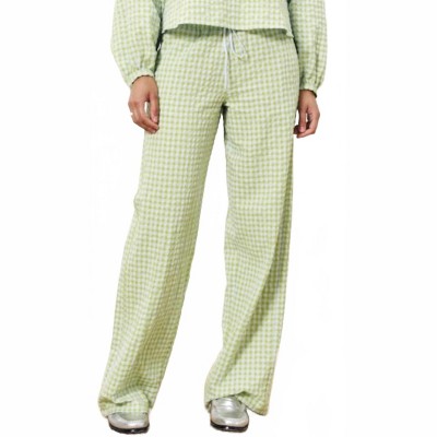 Women's Ismery Gingham Trousers - FRNCH