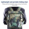 Outdoor Folding Stool Backpack, 3-in-1 Camp Chair with Front Pocket and Bottle Pocket for Outdoor Events, Hiking, Hunting,  Fishing,Travel, Beach - 3 of 4