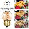 Runesay G40 Low Watt Light Bulb Edison LED Bulb 1W Equivalent to 10Watt Incandescent E26 Screw Base Led Bulbs, Non Dimmable (G40gs-2pack) - 4 of 4