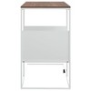 vidaXL Side Table White 21.7 in.x14.2 in.x23.4 in. Engineered Wood - 4 of 4