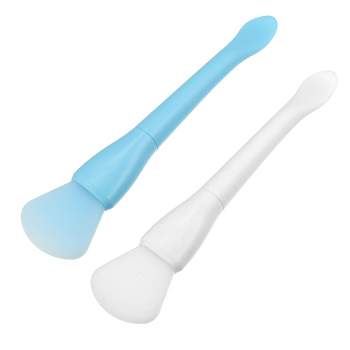 Unique Bargains Silicone Face Mask Brushes Face Mask Applicator Brushes  Soft Silicone Brushes 2pcs White Pink : Target