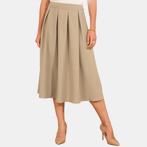 Pleated maxi shop skirt target