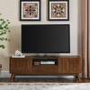 VYNXARIA Mid Century Modern Fluted TV Stand for 65 inch TV, Entertainment Center with Storage, Farmhouse Wood Media Console - 4 of 4