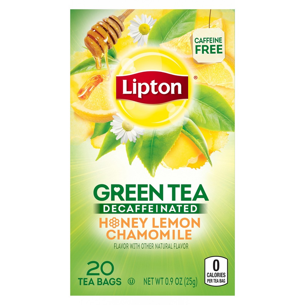 UPC 041000211737 product image for Lipton Decaf Honey & Lemon Green Tea 20 ct | upcitemdb.com