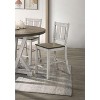 NicBex Farmhouse Dining Chair Set of 2 Kitchen Solid Wood Chair Dining Room Armless Chair,Antique White - 4 of 4