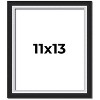PosterPalooza | Photo Size Flat Silver Picture Frame - UV Acrylic, Foam Board Backing, Hanging Hardware - 2 of 4