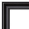 24" x 30" Non-Beveled Grand Bathroom Wall Mirror Black - Amanti Art: Rectangle Polystyrene Frame, Includes Mount Hardware - 3 of 4