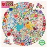eeBoo Piece and Love Blue Bird Yellow Bird 500 Piece Round Jigsaw Puzzle - 2 of 4