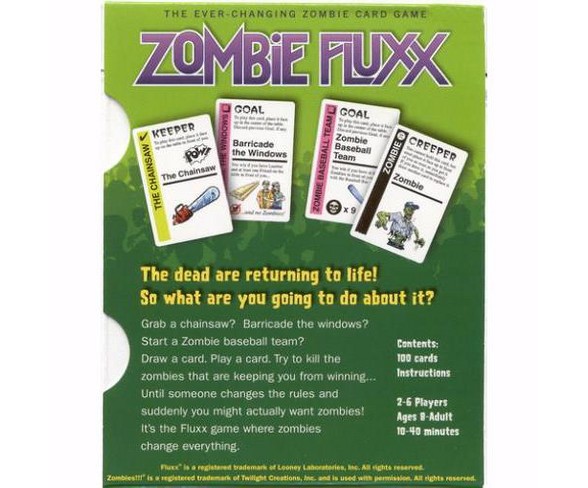 Zombie Fluxx Board Game