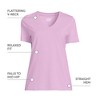 Lands' End Women's Relaxed Supima Cotton T-Shirt - 4 of 4