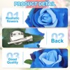 Unique Bargains Fabric Rose Boho Hair Clips Fabric Flower Brooch Pins for Wedding Party Dance 1 Pc - 3 of 4