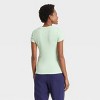 Women's Short Sleeve Ribbed T-Shirt - A New Day™ - 2 of 4