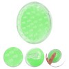 Unique Bargains Hair Shampoo Brush 3.46"x3.03"x2.76" 1 Pc Clear Green - 2 of 4