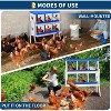 Chicken Nesting Boxes Galvanized Steel Rustproof Egg Laying Box with Egg Collection Systems, Hen Eggs Laying Box, for Chicken House/Duck House/Hen - 2 of 4