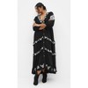 Women's Plus Size Boheme Maxi Dress - black | CITY CHIC - 3 of 4