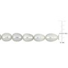 EVERLY JEWELRY | 9.5-12mm Cultured Freshwater Pearl Endless Giftable Stackable Necklace, 32 inc - 2 of 4