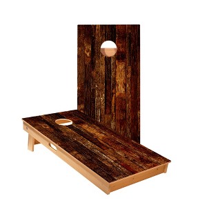 Skip's Garage | Dark Wood Cornhole Boards - ACA Star Series - 1 of 3