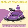 Baby Bumper Car 6V Electric Ride-On for Kids 3-6 Years, 360¡ã Spin, 2 Speeds, Lights, Music & Horn, Toddler Ride-On Toy for Boys Girls - 4 of 4
