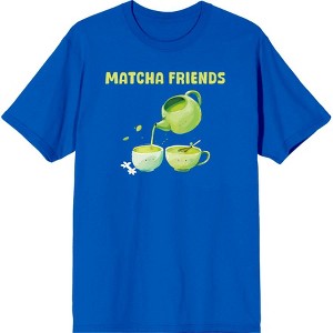 Matcha Friends Matcha Tea Adult Crew Neck Short Sleeve Tee - 1 of 2