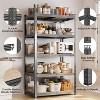 Yaheetech 71in 5-Tier Metal Storage Rack 5 Adjustable Shelves Boltless Shelving - 4 of 4