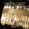 BAOURE 32 Inch 24-Light Modern Crystal Gold Chandelier Round Brass Chandelier For Living Room Dining Room - 2 of 4