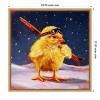 Amanti Art 22"x22" Chick with Sticks by Lucia Heffernan Framed Canvas Wall Art Print - 4 of 4