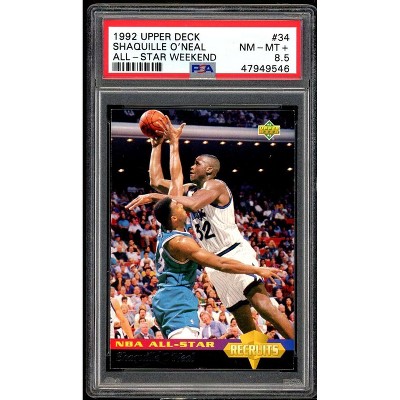 Upper Deck Shaq Rookie Shaquille O'Neal Rookie Card - 1992-93 Upper Deck #1 Graded PSA 9 Mint Condition Upper Deck Golf