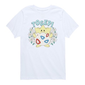 Boys' - Pokémon - Floral Togepi Short Sleeve Graphic T-Shirt - 1 of 4