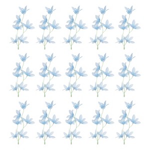 Unique Bargains Artificial Stems Home Wedding Decoration Headdress Wreath Orchid Fake Flower 15 Pcs - 1 of 4