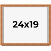 PosterPalooza | Classic Brown Picture Frame - UV Acrylic, Backing Board, Hanging Hardware Included - 2 of 4