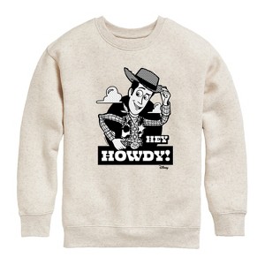 Boys' - Disney - Hey Howdy Graphic Long Sleeve Fleece Sweatshirt - 1 of 4