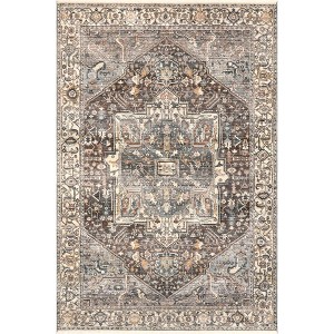 Nuloom Harriet Vintage Medallion Fringe Area Rug - 1 of 4