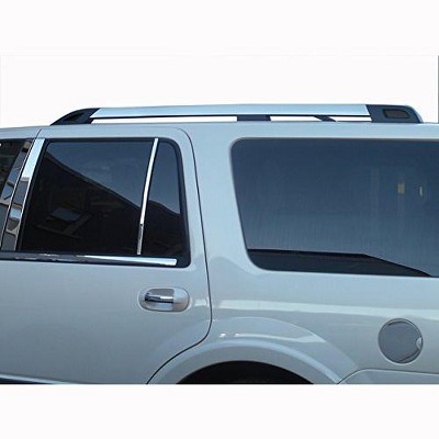 QAA is Compatible with 2008-2017 Ford Expedition 2 Piece Stainless Roof Rack Trim, 2.187" Width, Includes Center Pieces Only RR55384