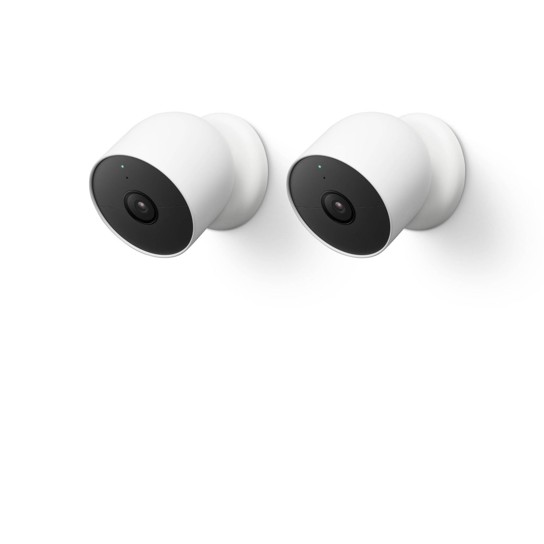 Google Nest Indoor/Outdoor Cam (Battery) - 2pk: Wireless Security System, Night Vision