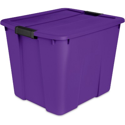 20gal Latching Storage Tote Purple - Brightroom™