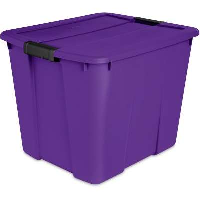 Photo 1 of 20gal Latching Storage Tote Purple - Brightroom&#8482;