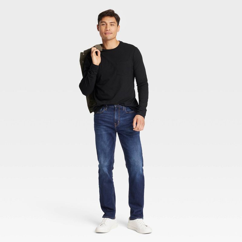 Men's Slim Straight Fit Jeans - Goodfellow & Co™, 4 of 11