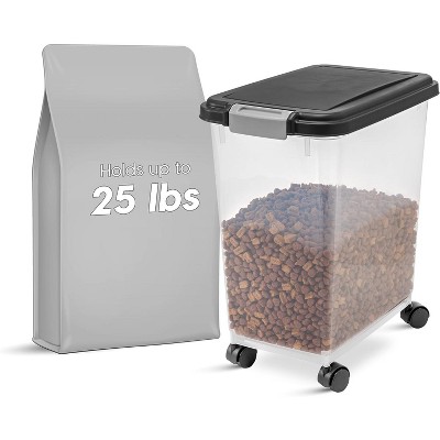 Upgraded Dog Food Storage Container Small, Cat Food Container Grey