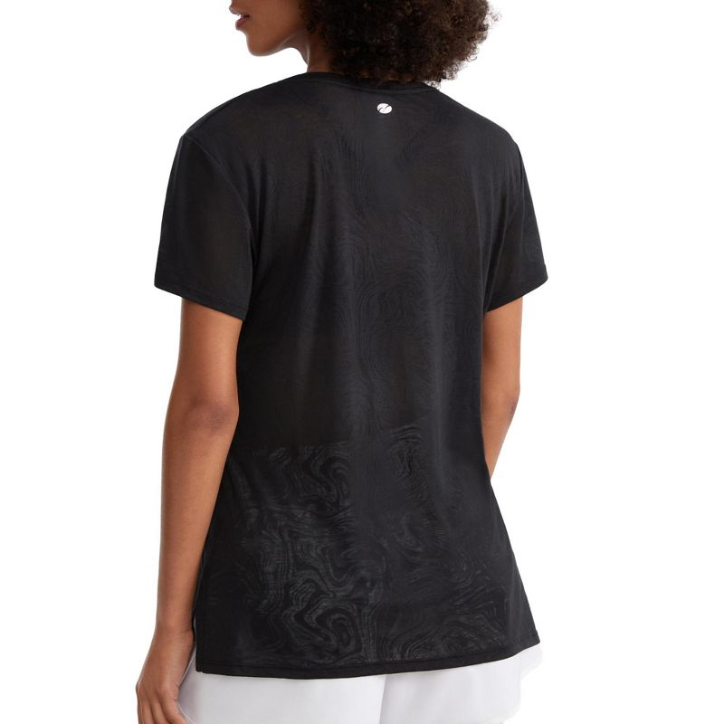 Body Up Women's Activewear Everywhere Burnout T-Shirt - AW30280, 2 of 3