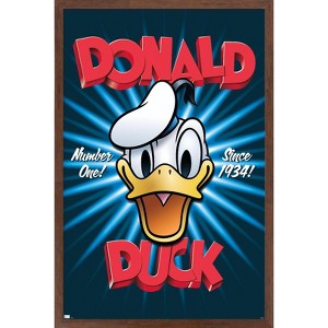 Trends International Disney Donald Duck - Number One Framed Wall Poster Prints - 1 of 4