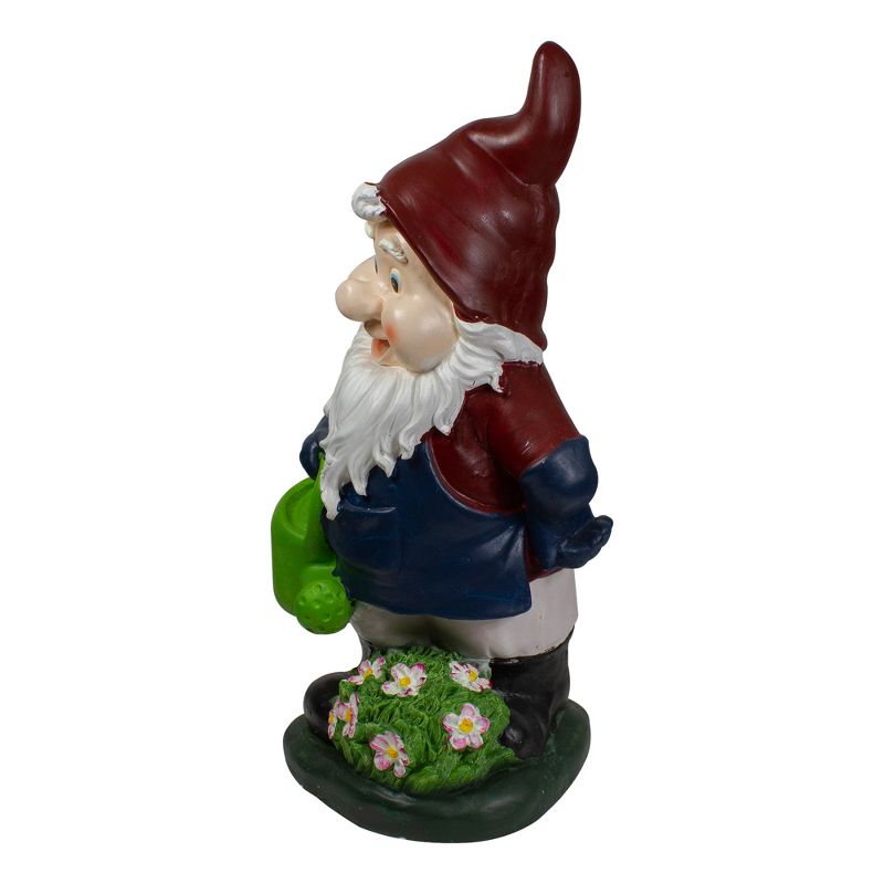 Northlight 20" Gardener Gnome with Watering Can Outdoor Garden Statue, 5 of 6